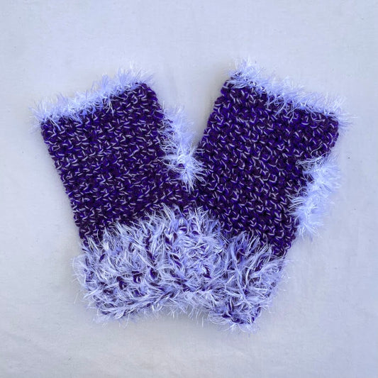 Fuzzy Diva Fingerless Gloves